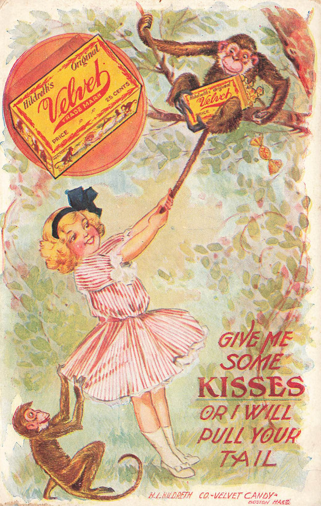 Velvet Kisses Candy - Boston MA - Monkey Girl - Advertising