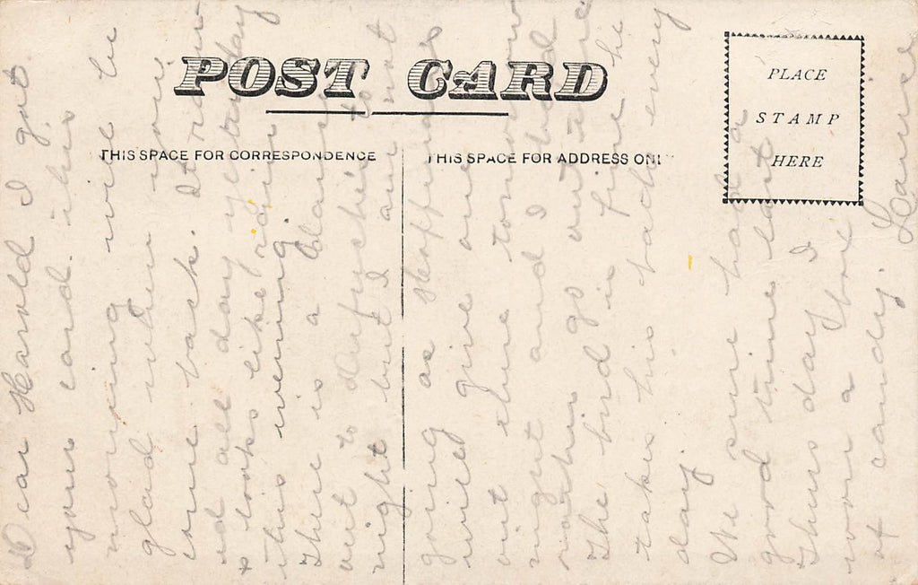 Ponchatoula Louisiana LA - Merchants & Farmers Bank - Rare Postcard