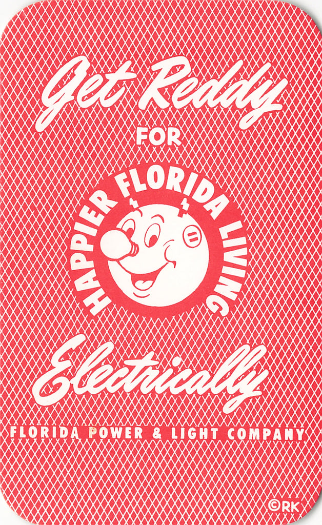 Reddy Kilowatt - Florida Power -  Vacation Playing Card SET - Tourism