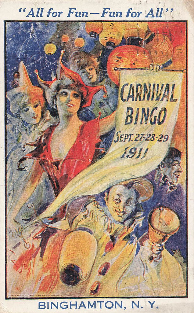 Binghamton NY - Carnival Bingo  1911