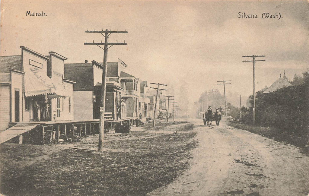 Silvana WA - Snohomish County Washington - Main Street 1909