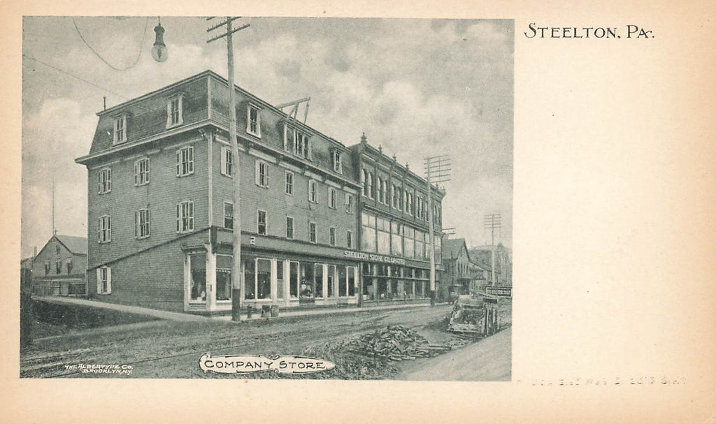 Steelton PA - Pennsylvania - COMPANY STORE  - Albertype