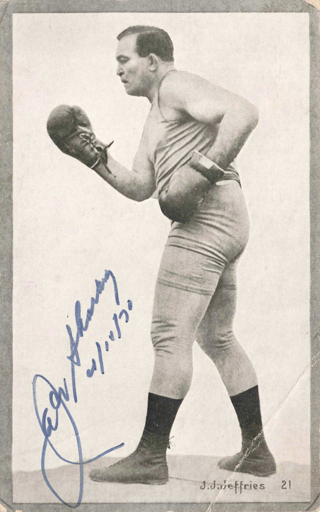 Jack Sharkey Autograph - Jim Jeffries - Boxing